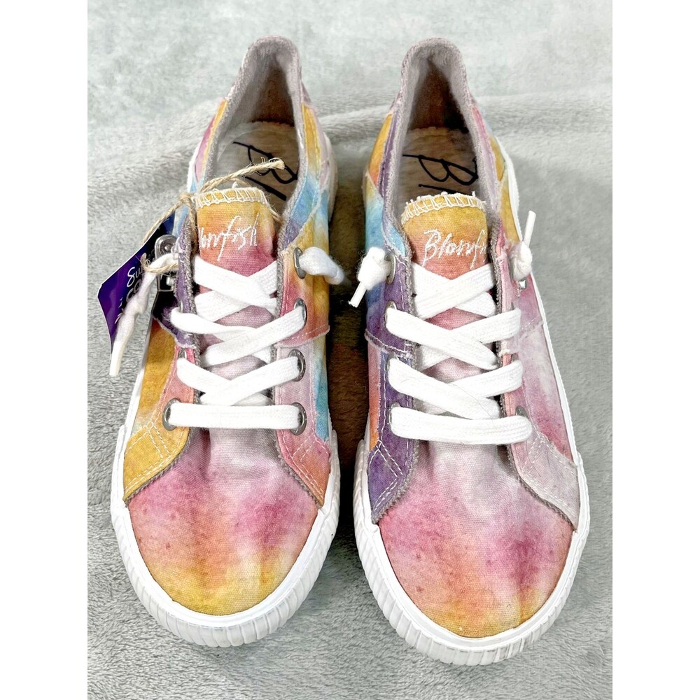 Blowfish Malibu Fruit Women Rainbow Tie Dye Size 6.5 NWT